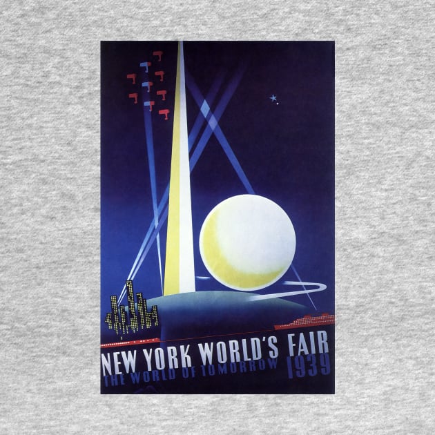 New York World's Fair Travel Poster from 1939 by MasterpieceCafe